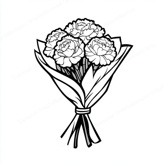 Carnation Vector Graphic preview