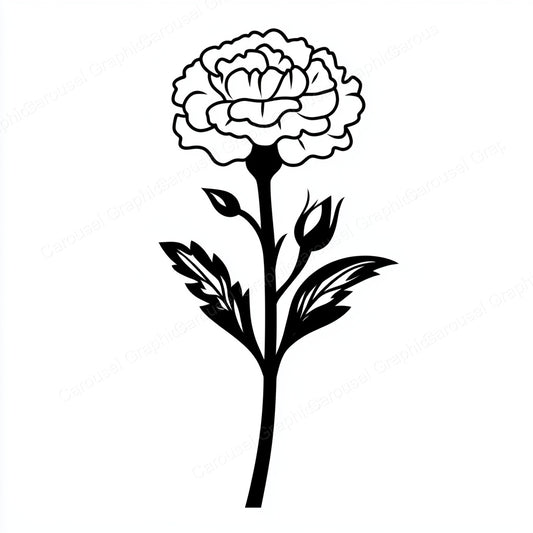 Carnation Vector Graphic preview