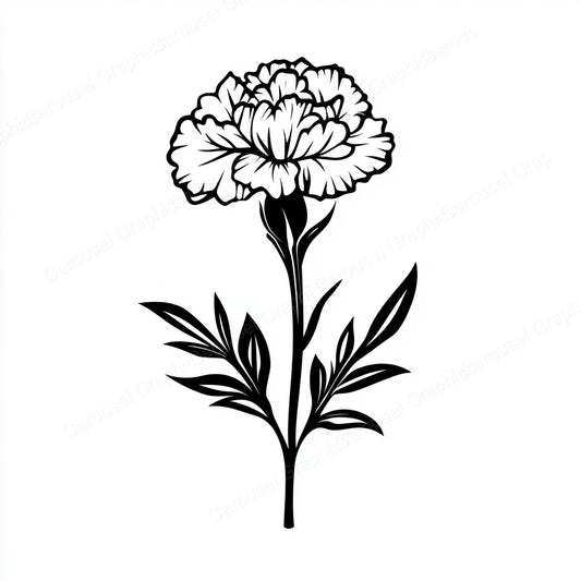 Carnation Vector Graphic preview
