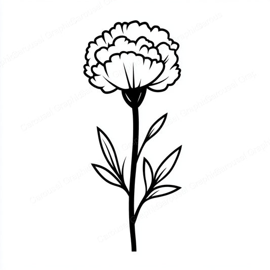 Carnation Vector Graphic preview