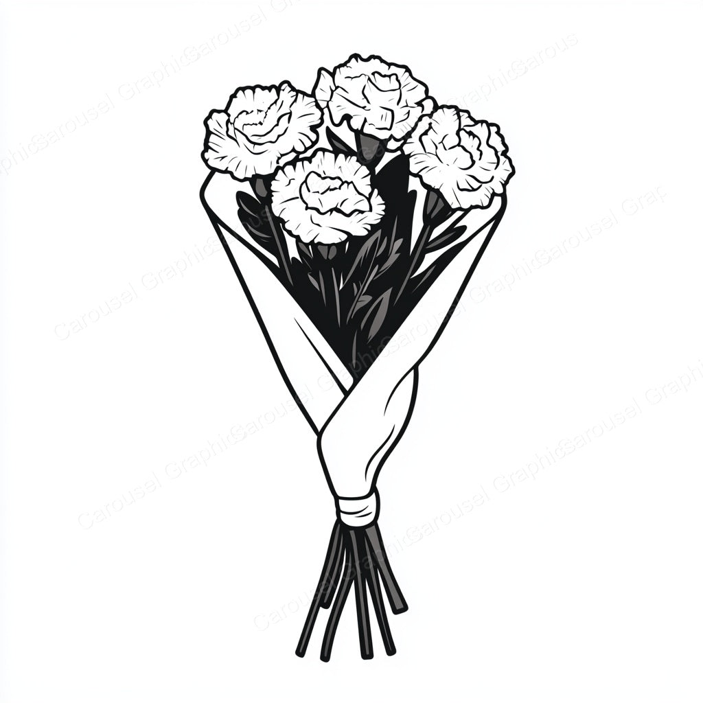 Carnation Vector Graphic preview