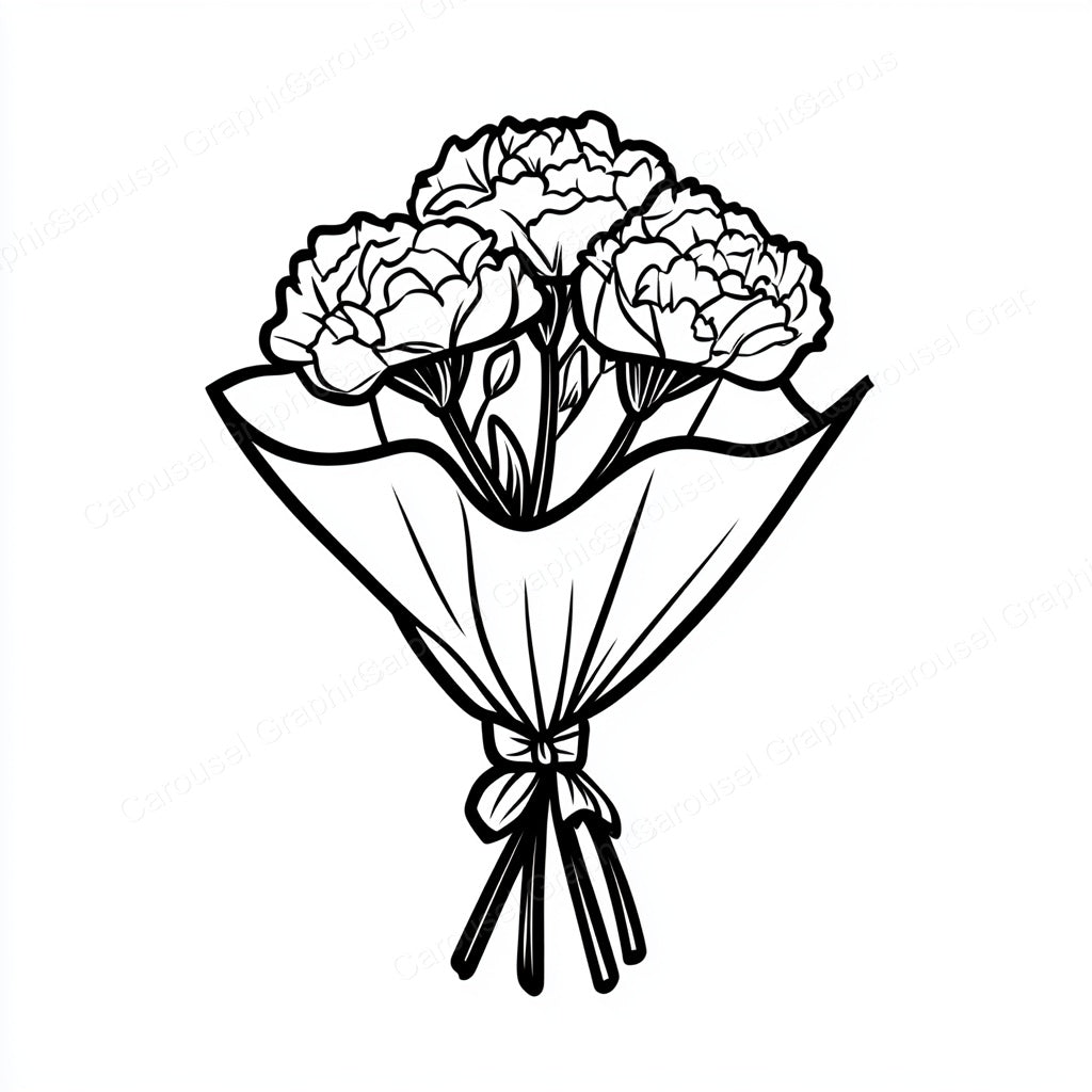 Carnation Vector Graphic preview