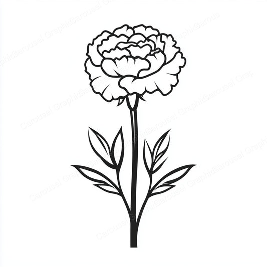 Carnation Vector Graphic preview