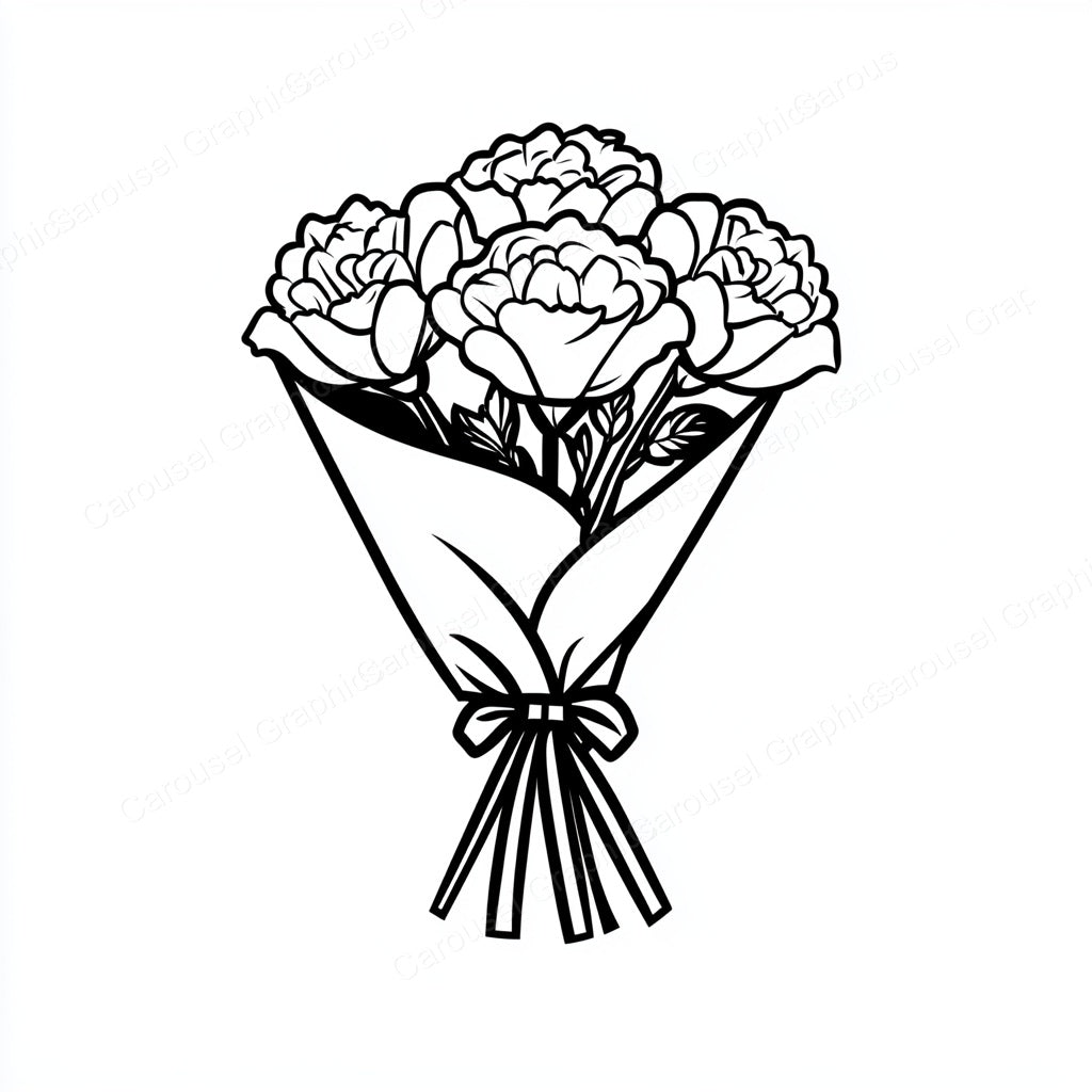 Carnation Vector Graphic preview