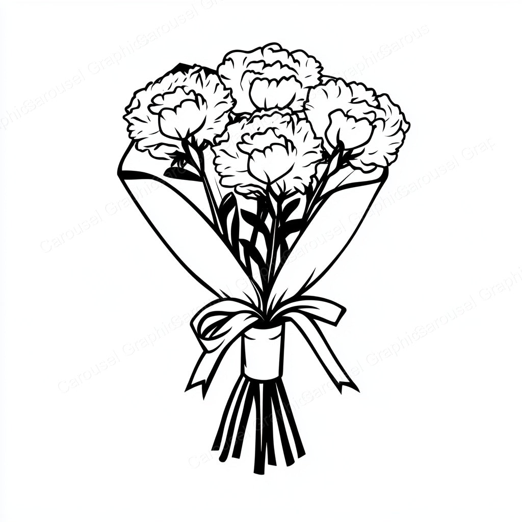 Carnation Vector Graphic preview