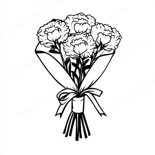 Carnation Vector Graphic preview
