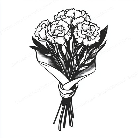 Carnation Vector Graphic preview