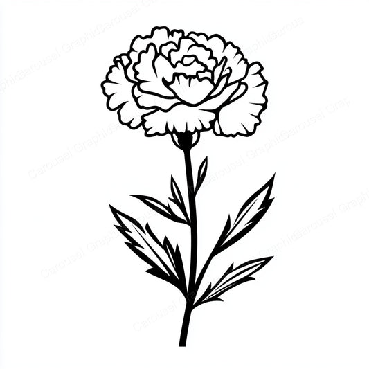 Carnation Vector Graphic preview