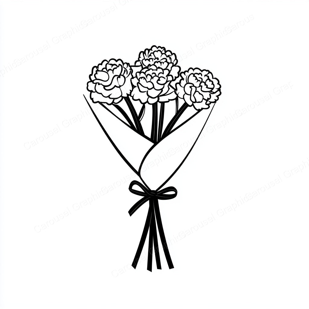 Carnation Vector Graphic preview
