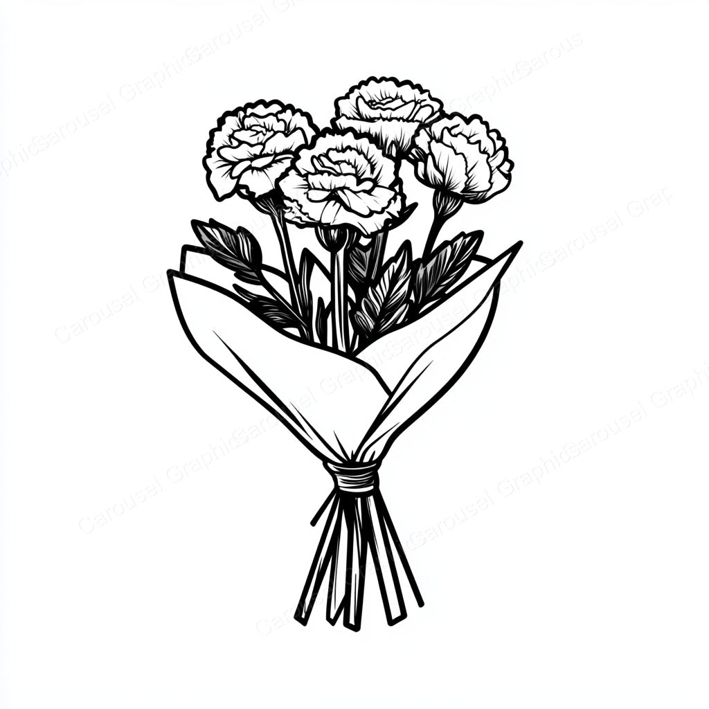 Carnation Vector Graphic preview