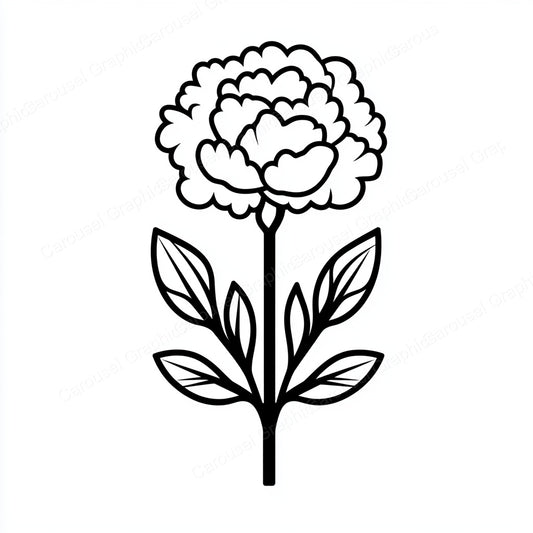 Carnation Vector Graphic preview