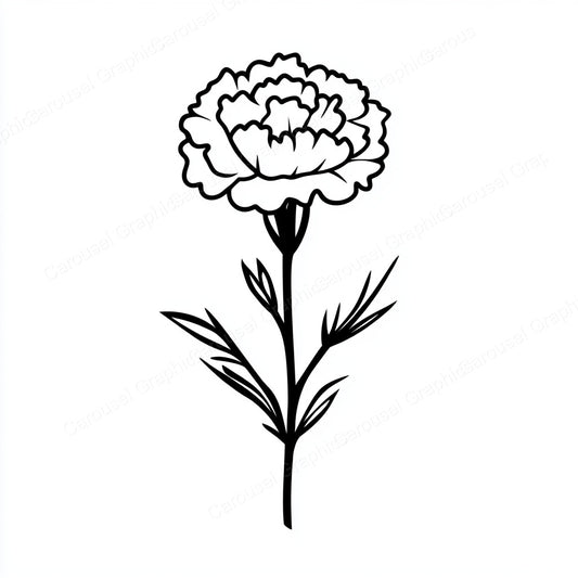 Carnation Vector Graphic preview