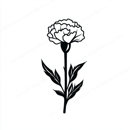 Carnation Vector Graphic preview