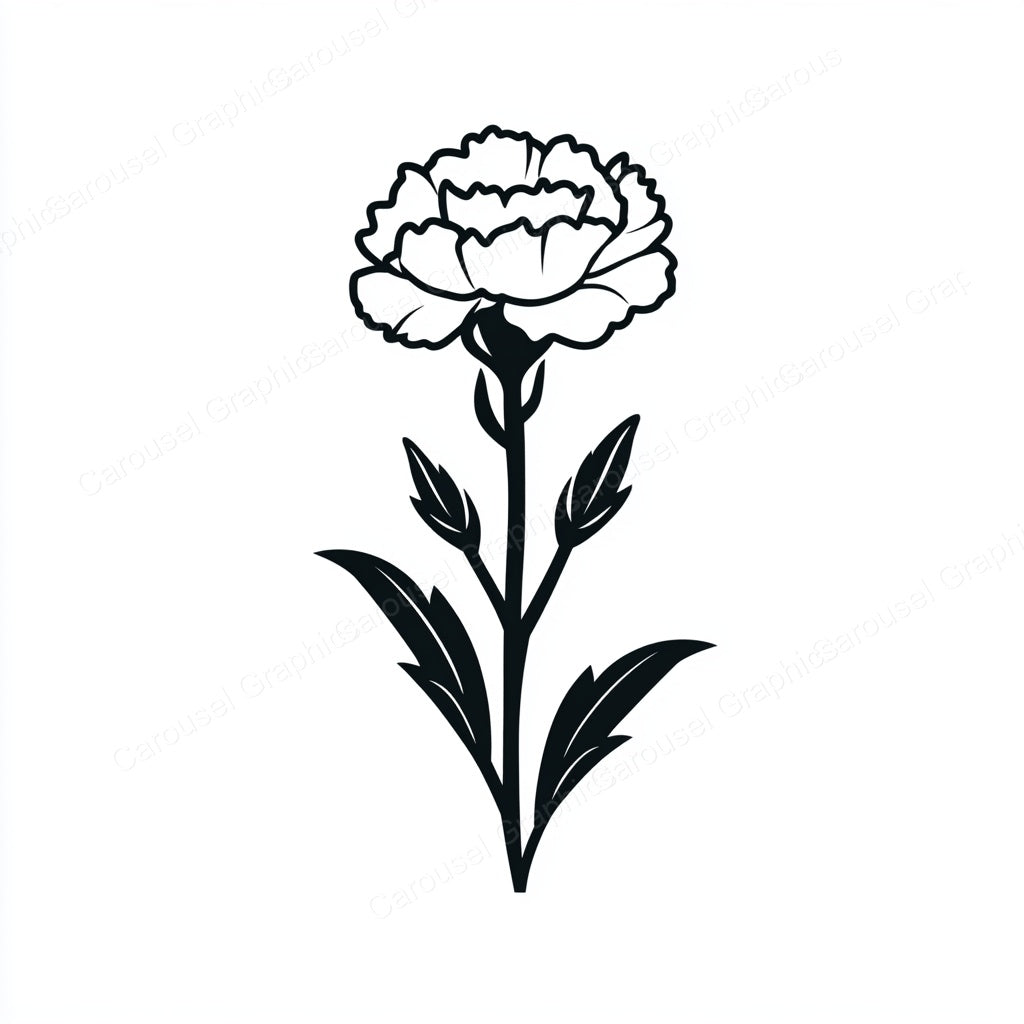 Carnation Vector Graphic preview