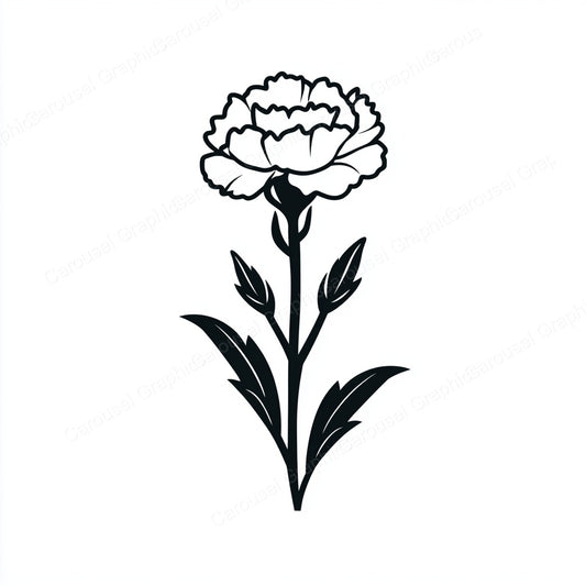 Carnation Vector Graphic preview