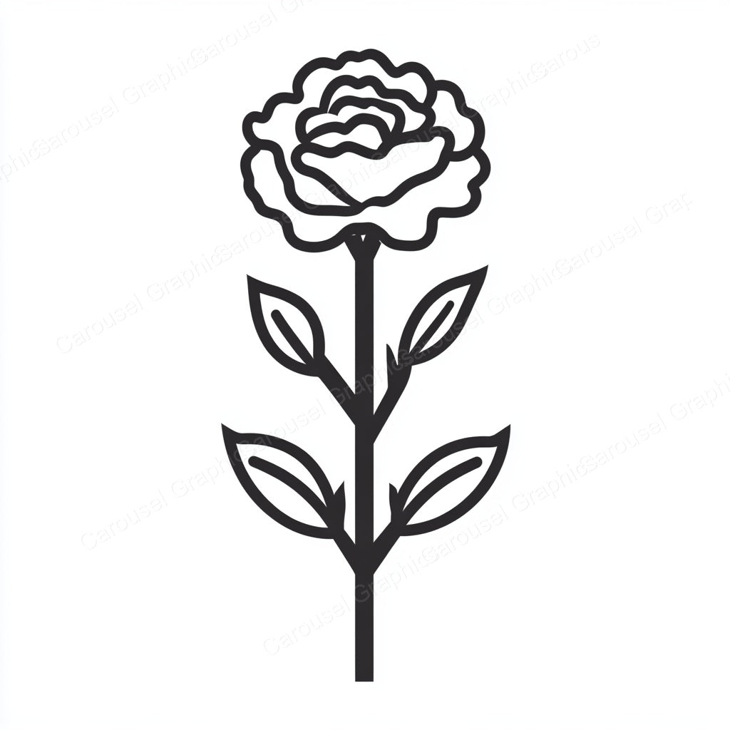 Carnation Vector Graphic preview
