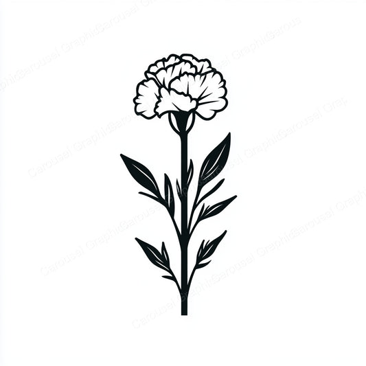 Carnation Vector Graphic preview