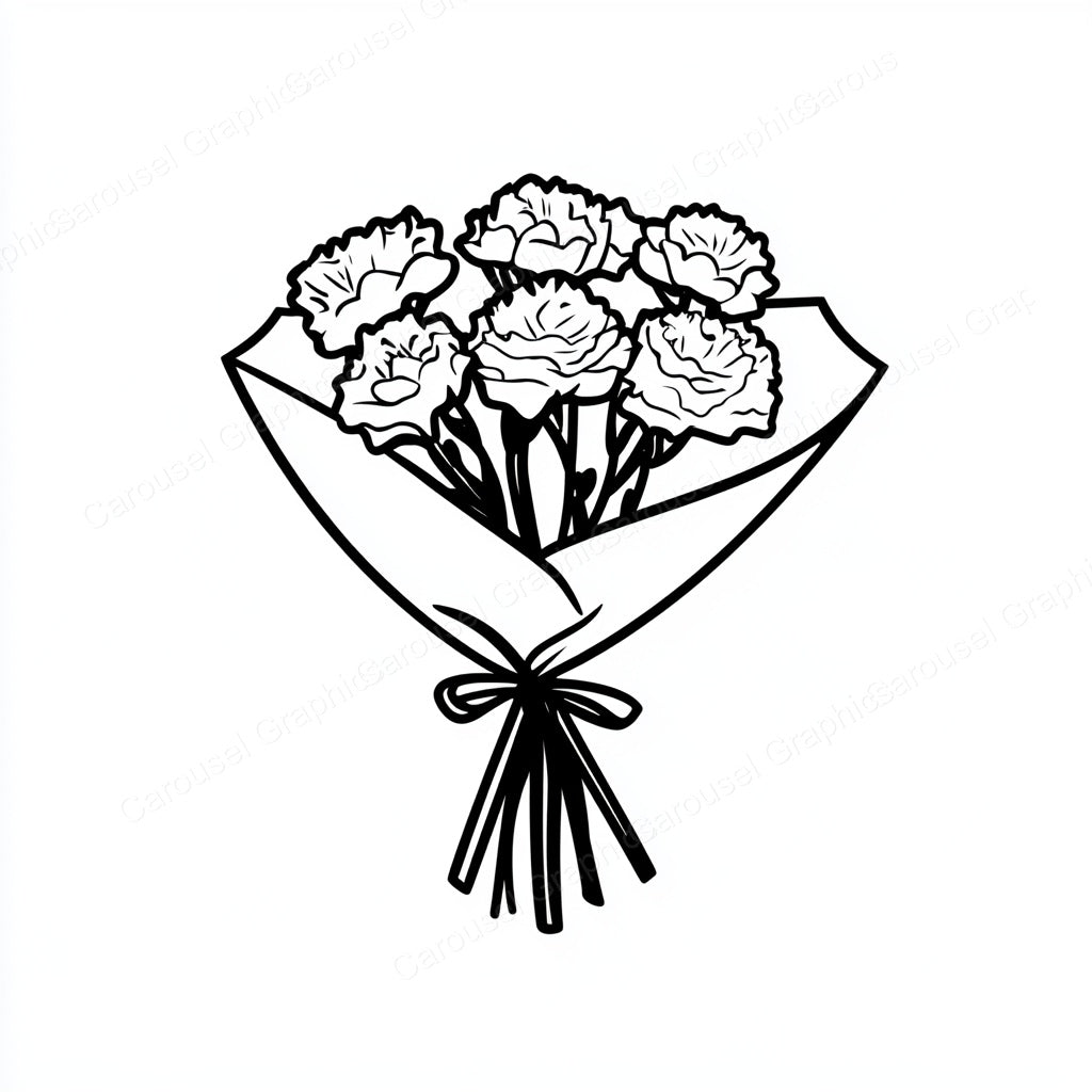 Carnation Vector Graphic preview