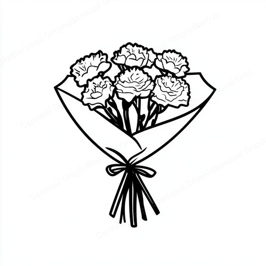 Carnation Vector Graphic preview