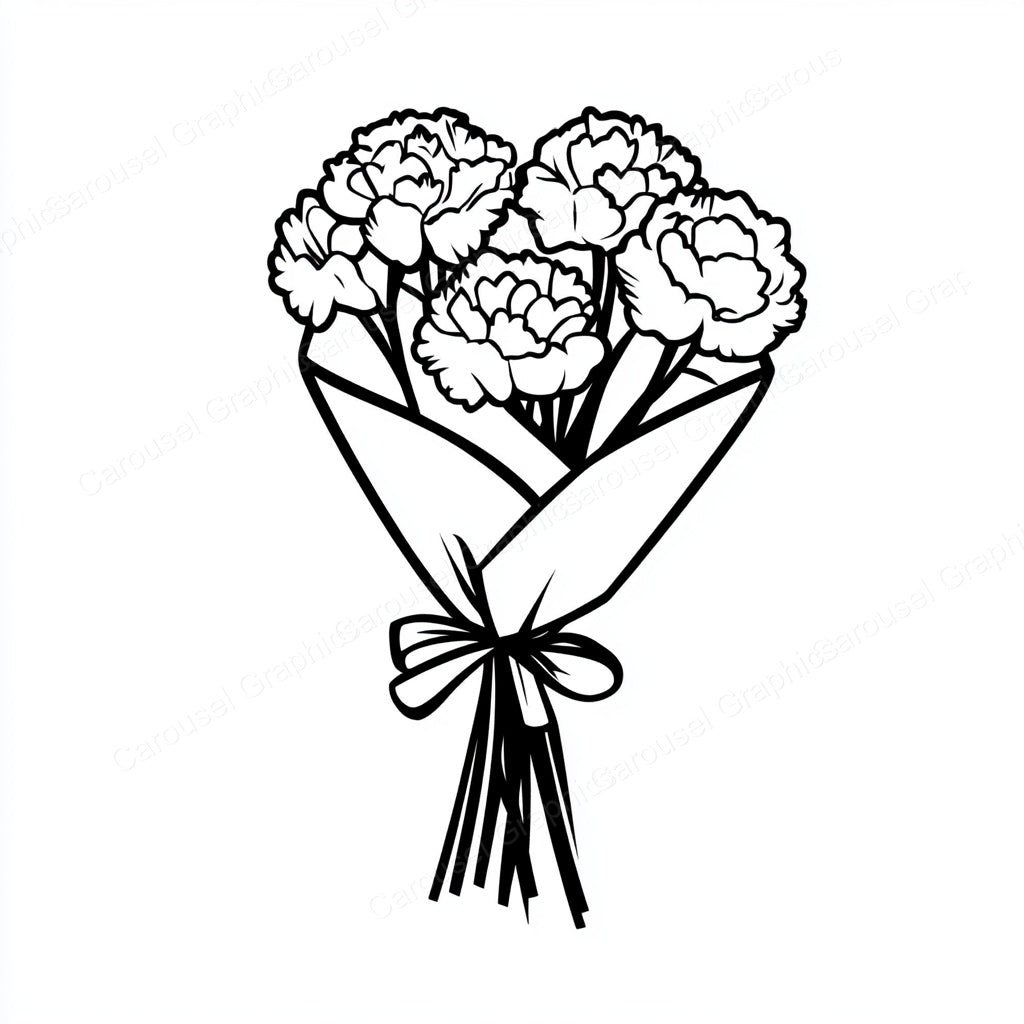 Carnation Vector Graphic preview