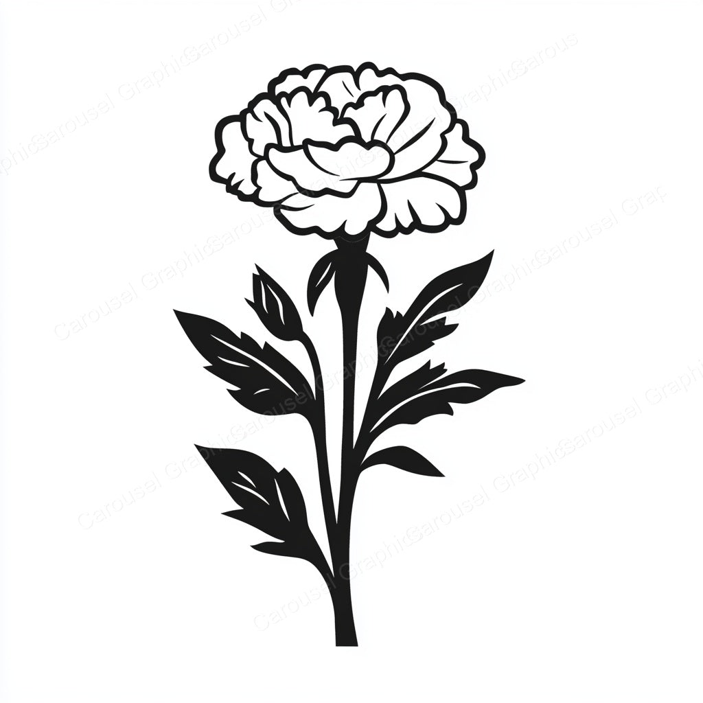 Carnation Vector Graphic preview