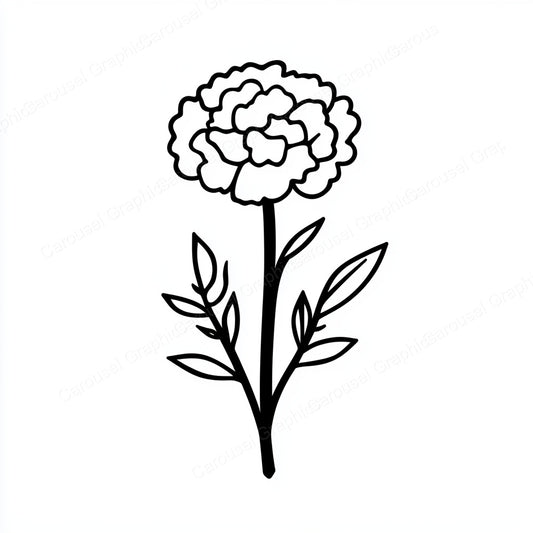 Carnation Vector Graphic preview