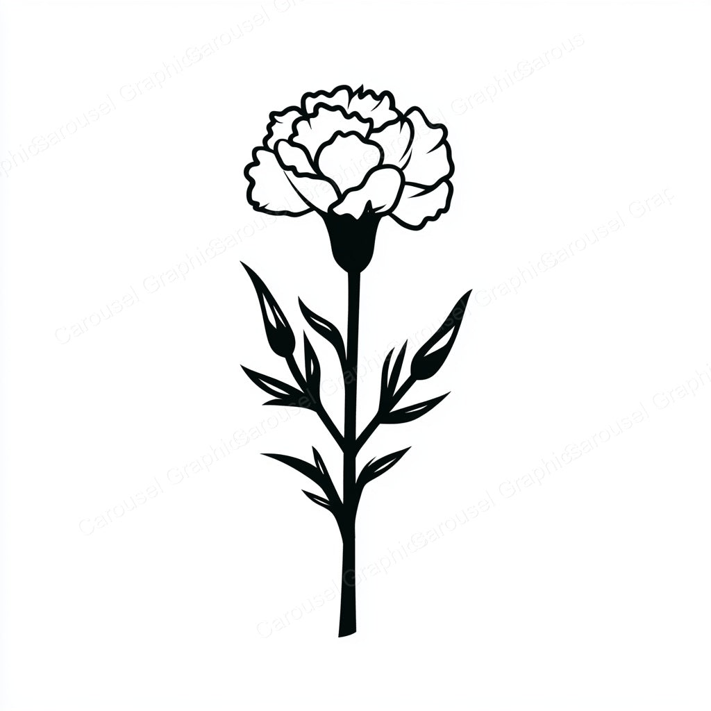 Carnation Vector Graphic preview