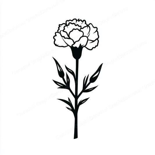 Carnation Vector Graphic preview