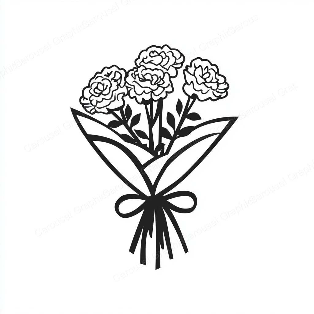 Carnation Vector Graphic preview