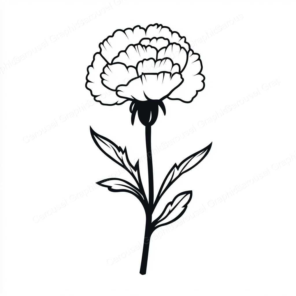 Carnation Vector Graphic preview