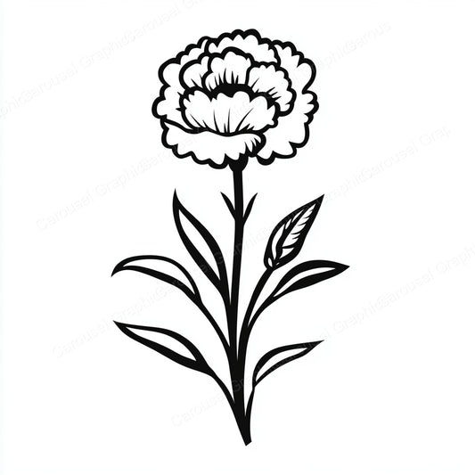 Carnation Vector Graphic preview