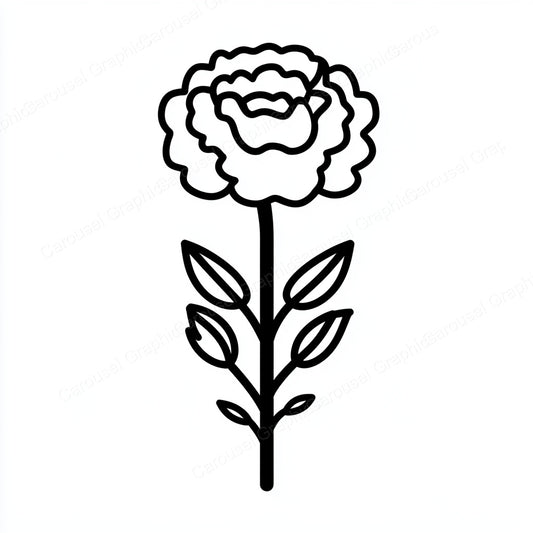 Carnation Vector Graphic preview