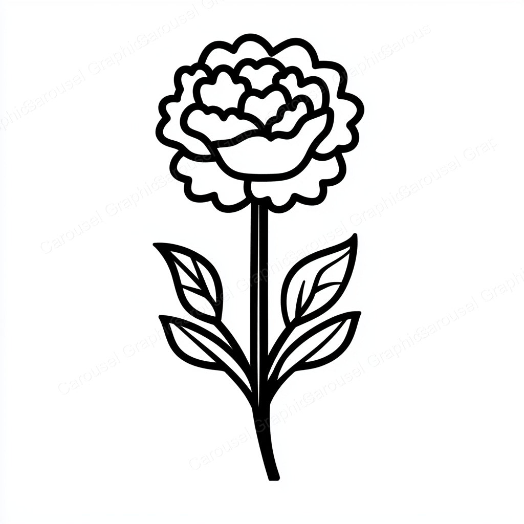 Carnation Vector Graphic preview
