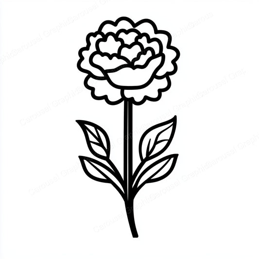 Carnation Vector Graphic preview