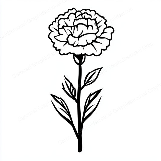 Carnation Vector Graphic preview