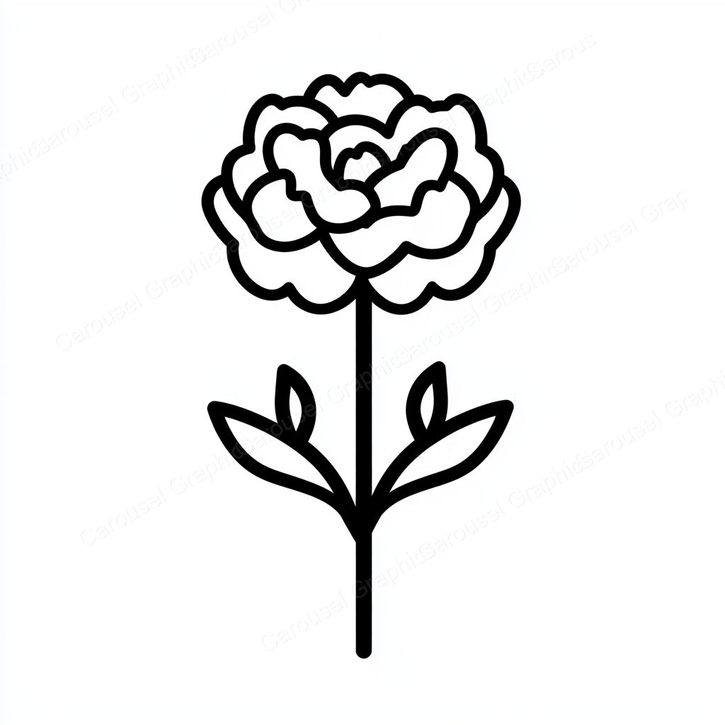 Carnation Vector Graphic preview