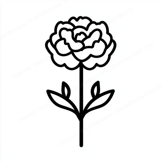 Carnation Vector Graphic preview