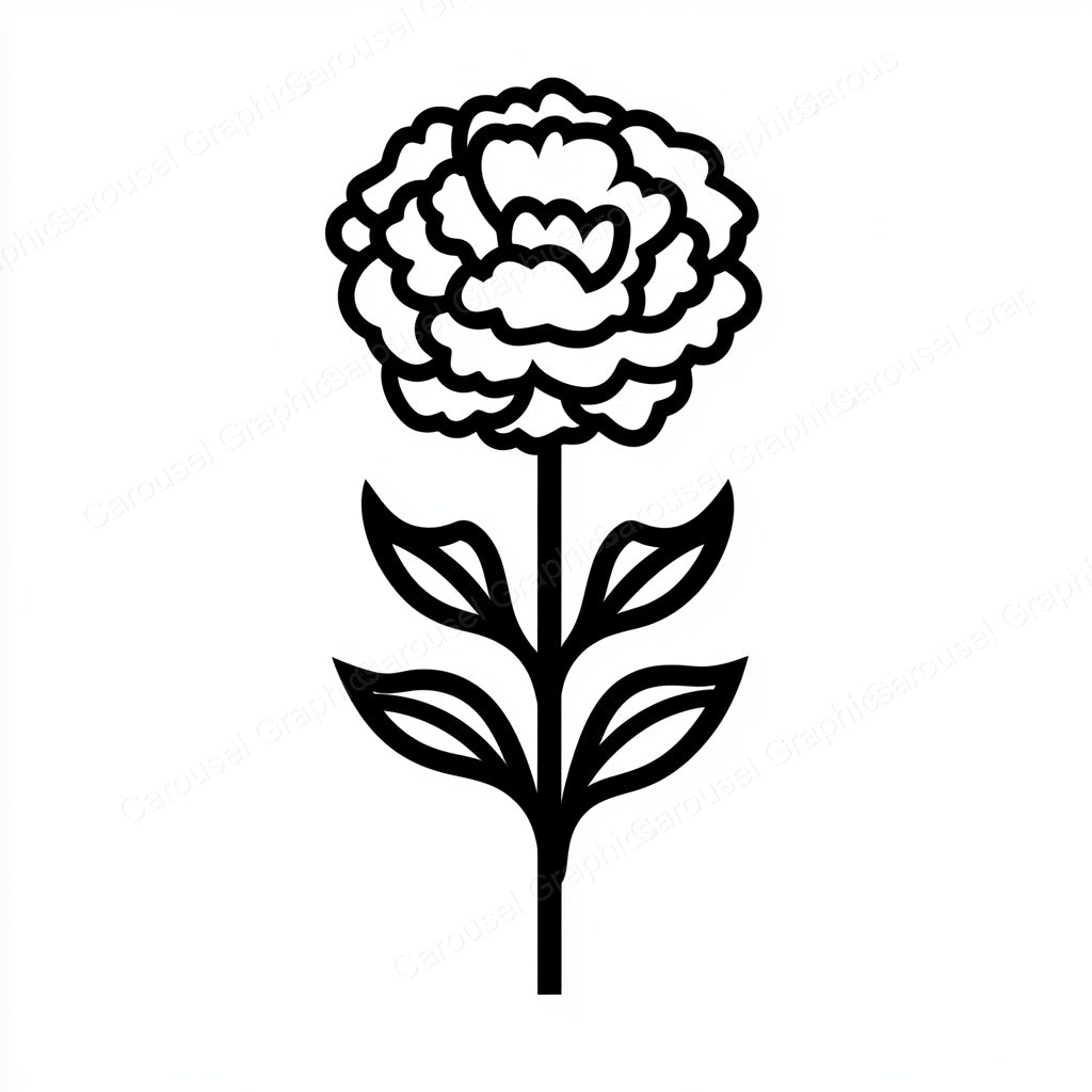 Carnation Vector Graphic preview
