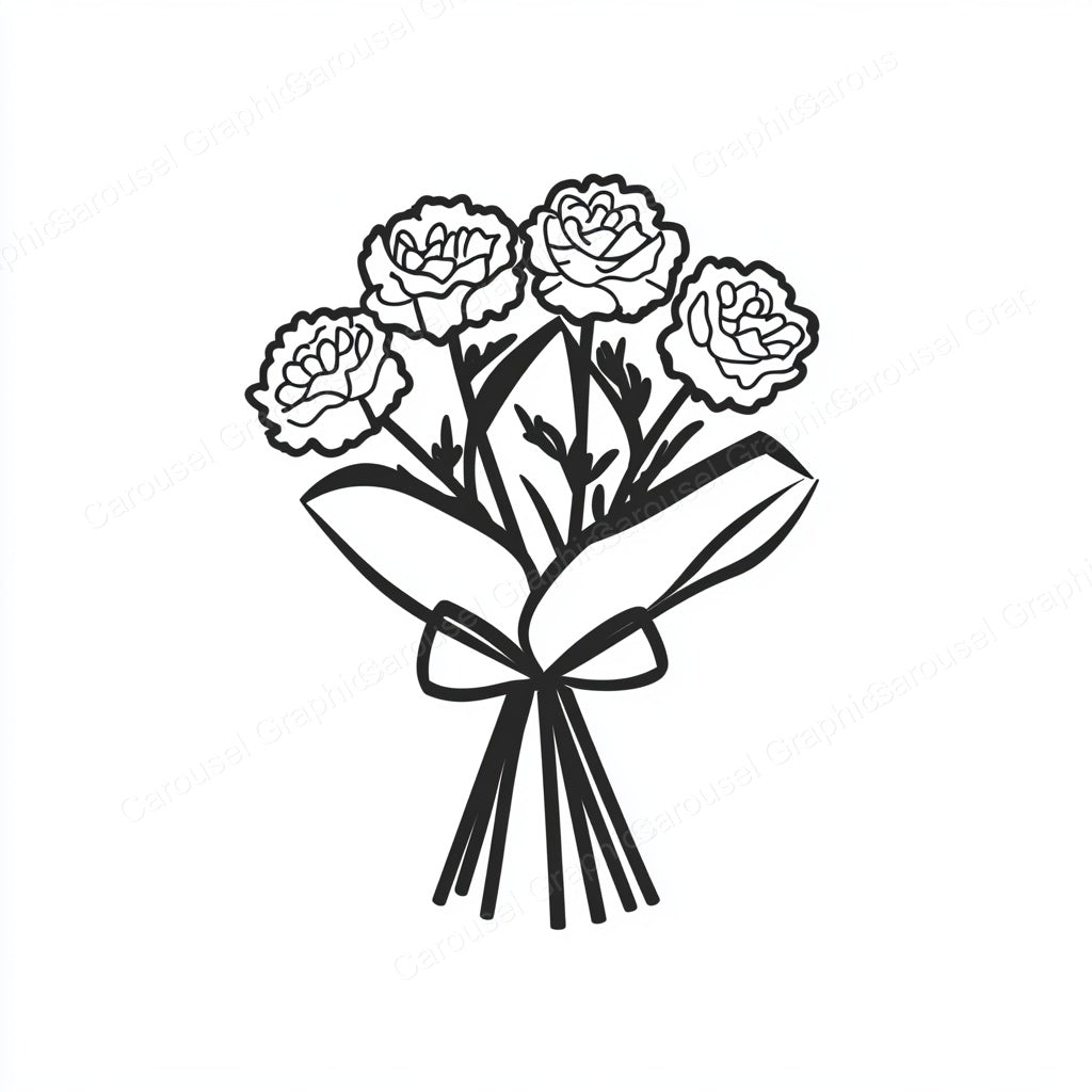 Carnation Vector Graphic preview