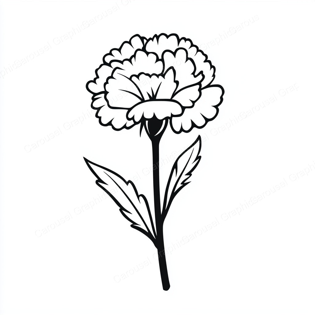 Carnation Vector Graphic preview