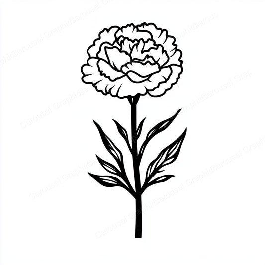 Carnation Vector Graphic preview
