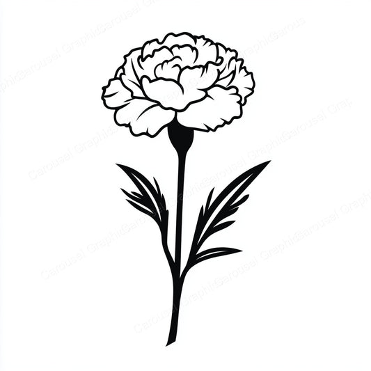 Carnation Vector Graphic preview