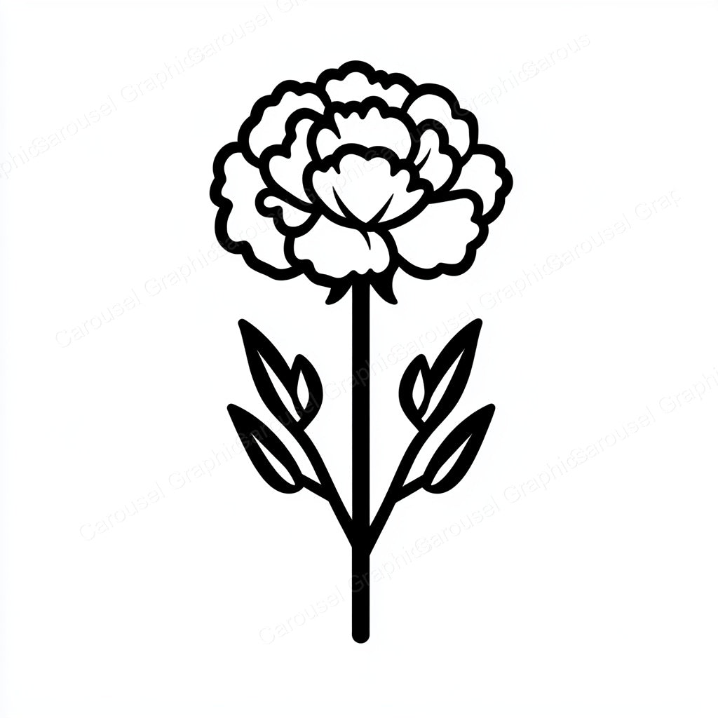 Carnation Vector Graphic preview