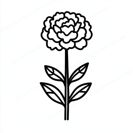 Carnation Vector Graphic preview