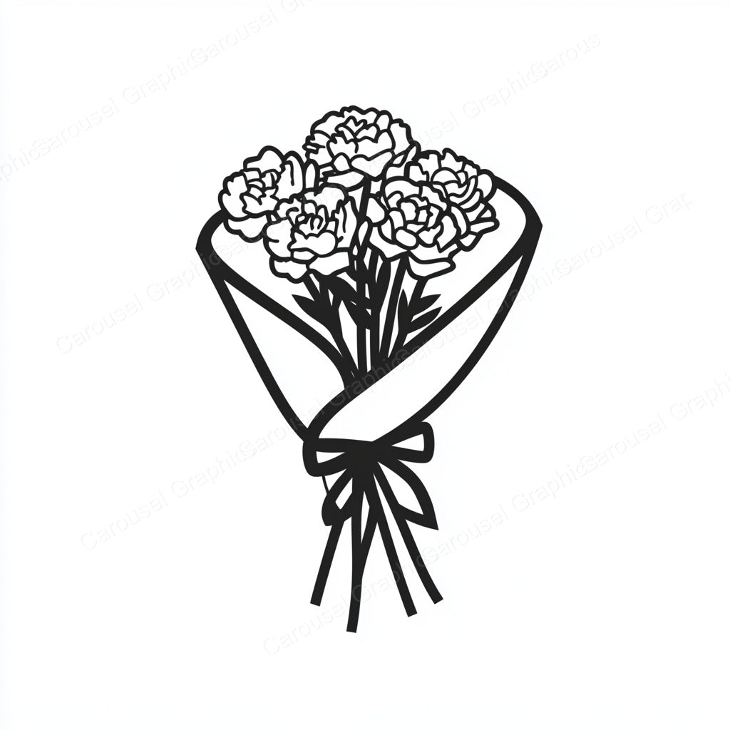 Carnation Vector Graphic preview