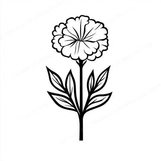 Carnation Vector Graphic preview