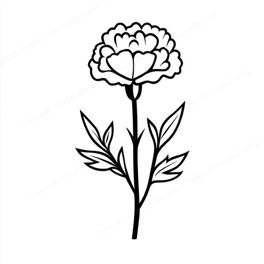 Carnation Vector Graphic preview