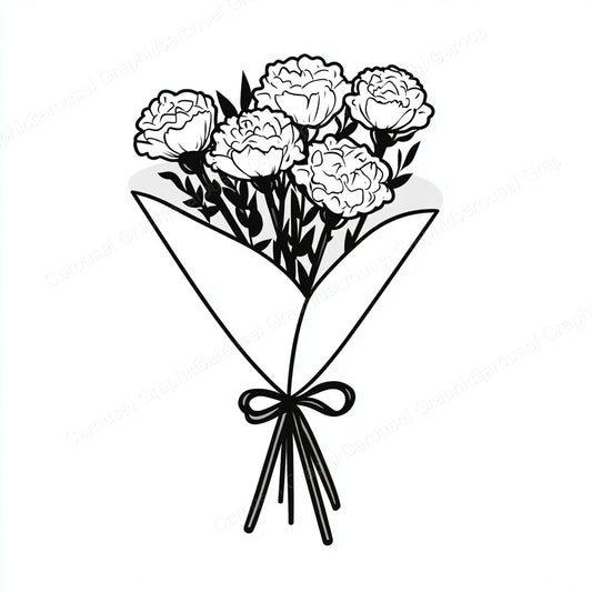 Carnation Vector Graphic preview