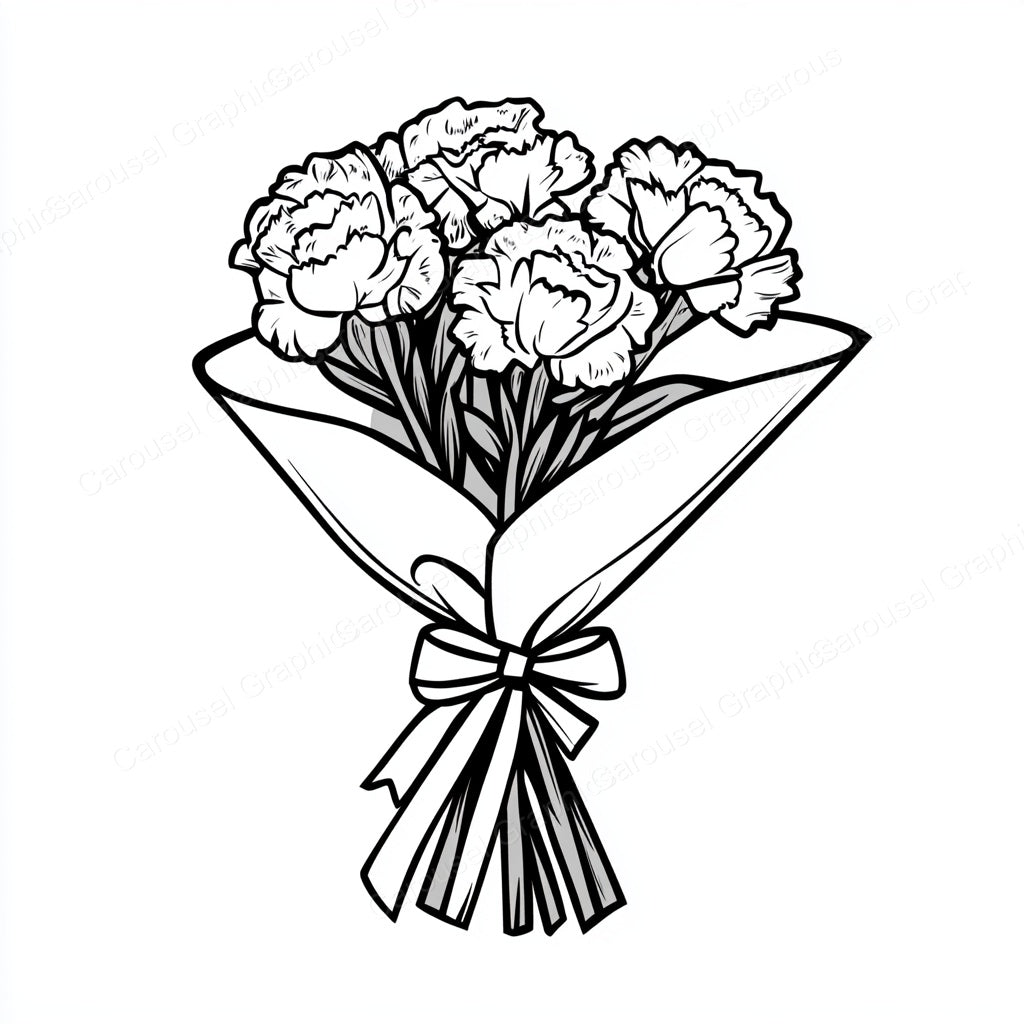 Carnation Vector Graphic preview