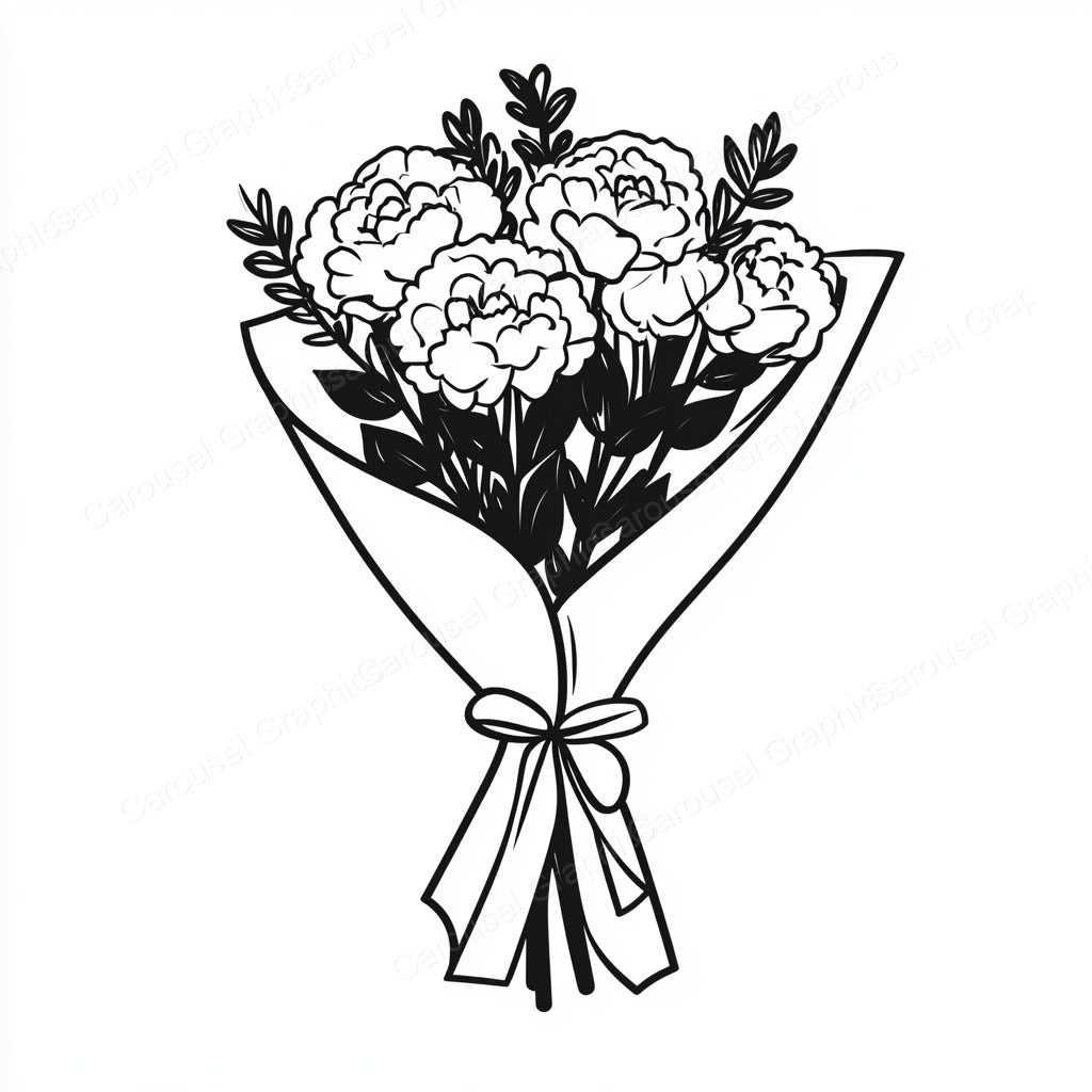 Carnation Vector Graphic preview